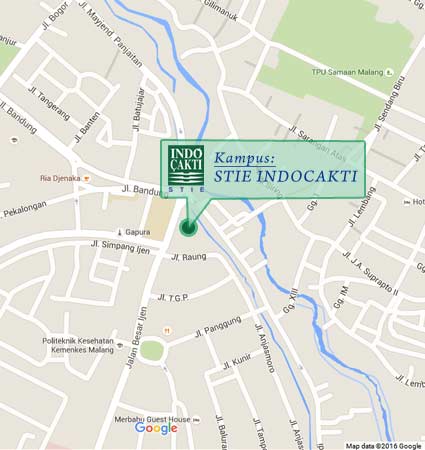 Location Map STIE Indocakti Malang Nomor